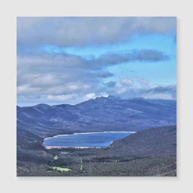 Sjö Bellfield från Boroka Lookout Magnetic Card (Framsida)