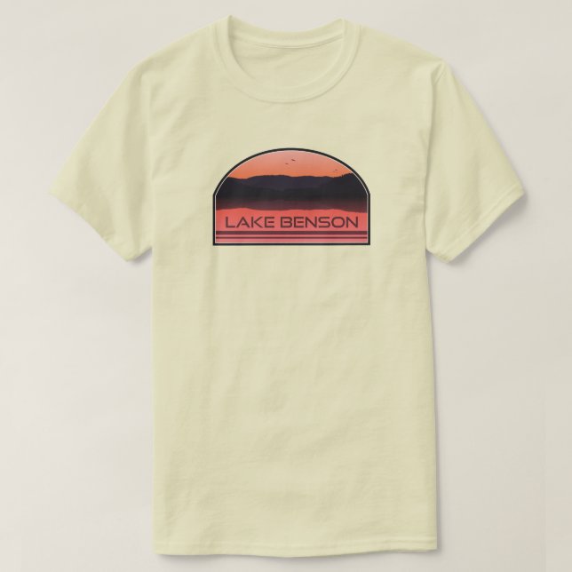 Sjö Benson North Carolina Red Sunrise T Shirt (Design framsida)