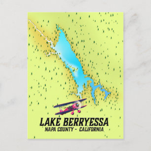 sjö berryessa Napa County, Kalifornien Vykort