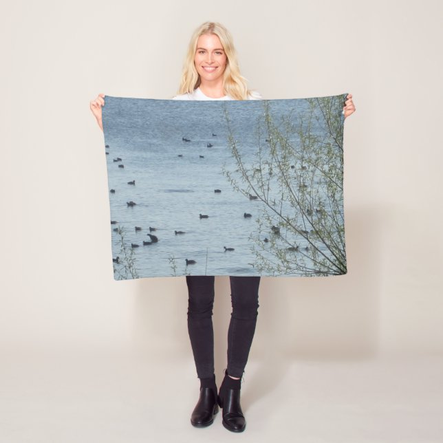 Sjö Birds Fleece Blanket (På plats)