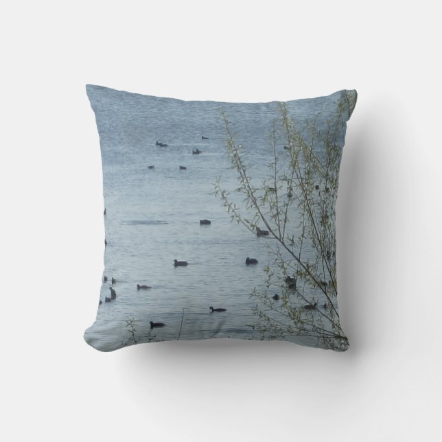 Sjö Birds "Welcome to Sjö" Pillow Kudde (Framsida)