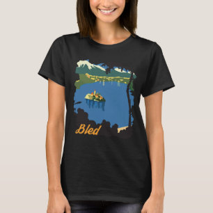Sjö Bled Flygande Ö Green Travel T Shirt