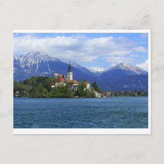 Sjö Bled Island - Sloveniens statskassa Vykort