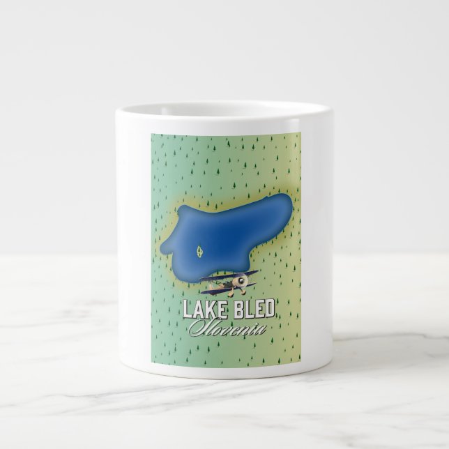 Sjö Bled Slovenien Jumbo Mugg (Framsidan)