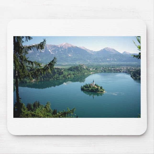 Sjö Bled Slovenien Musmatta (Framsidan)