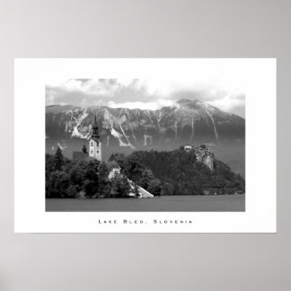 Sjö Bled, Slovenien Poster