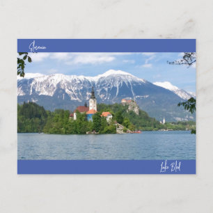 Sjö Bled, Slovenien Vykort