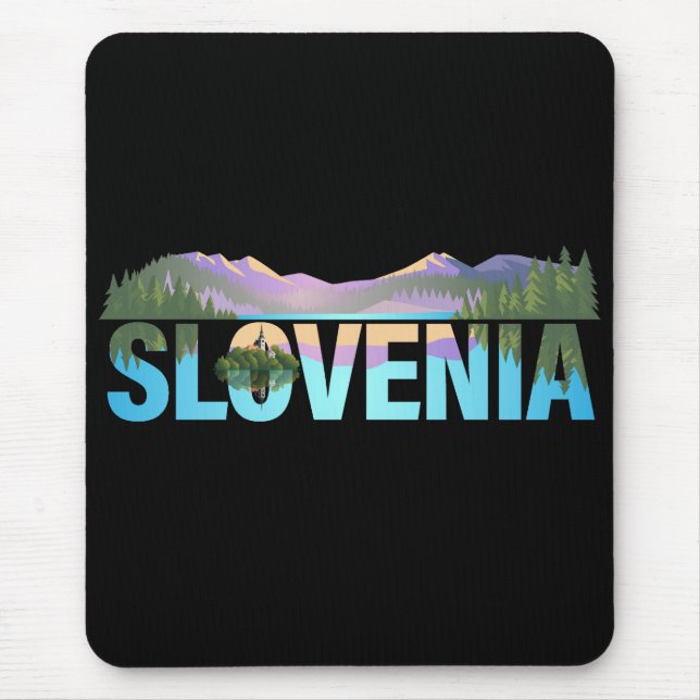 Sjö Bled Slovenska Europa Musmatta (Framsidan)