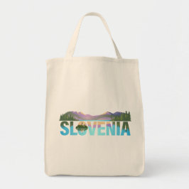Sjö Bled Slovenska Europa Tygkasse