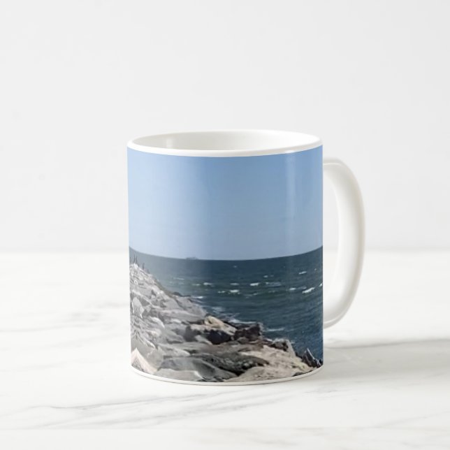 Sjö Blue Kaffemugg (Framsida höger)