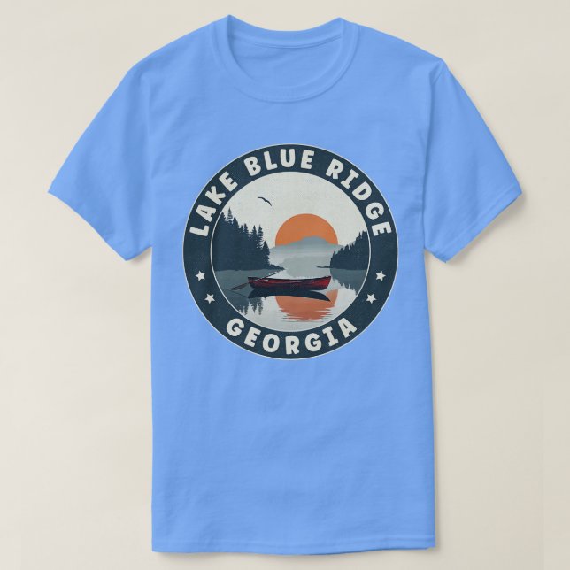 Sjö Blue Ridge Georgia Sunset TShirt T Shirt (Design framsida)