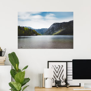 Sjö Bohinj, Slovenien Poster