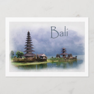 Sjö Bratanan Bali Indonesien Inbjudningar