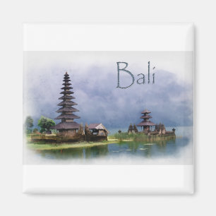 Sjö Bratanan Bali Indonesien Magnet
