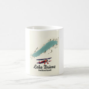 Sjö Brienz Schweiz karta Kaffemugg