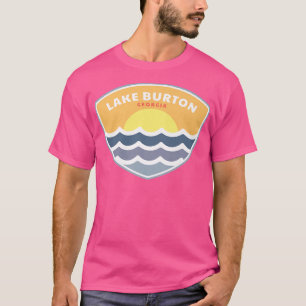 Sjö Burton Georgia GA Sunset Vacation Souvenir Pr T Shirt