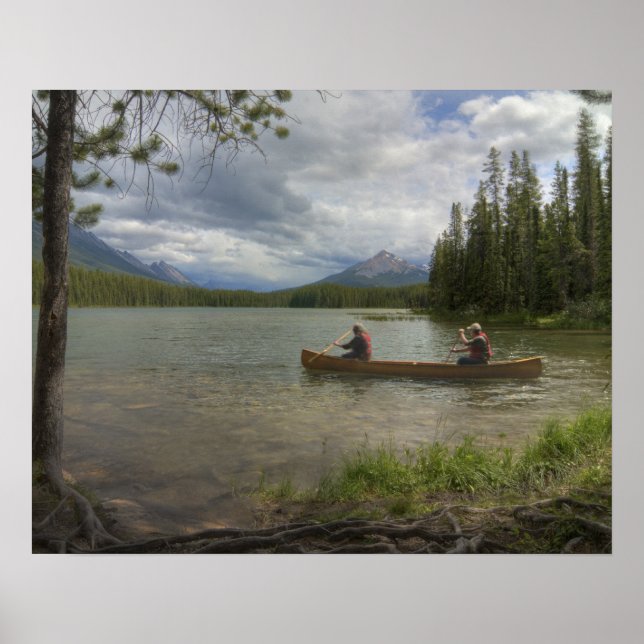 Sjö Canoeing Poster (Framsidan)