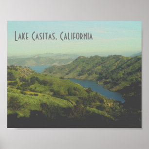 Sjö Casitas, Califonia - affisch