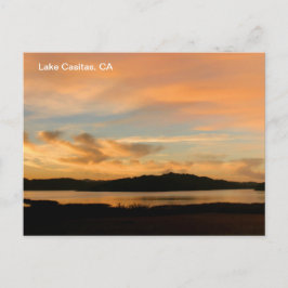 Sjö Casitas Sunrise Vykort