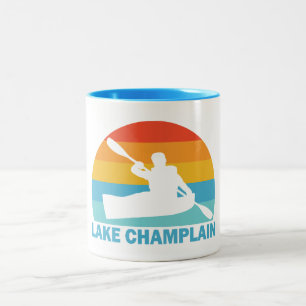 Sjö Chamblank New York Vermont Kayak Två-Tonad Mugg