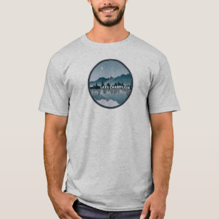 Sjö Chamblank New York Vermont Reflection T Shirt