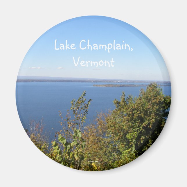 Sjö Chamblank,Vermont Magnet (Framsidan)