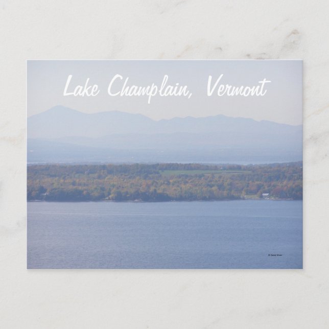 Sjö Chamblank, Vermont Vykort (Framsida)