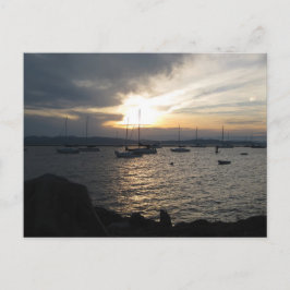 Sjö Chamblank vid Sunset Vykort