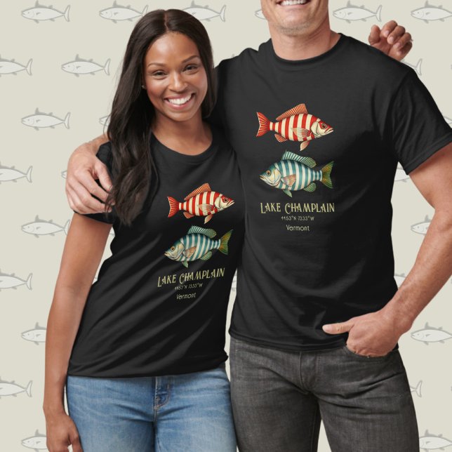 Sjö Chamlandfiske Vermont T Shirt (Skapare uppladdad)