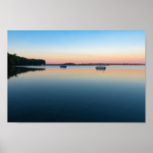 sjö chamled sunrise in saint albans Bay Poster