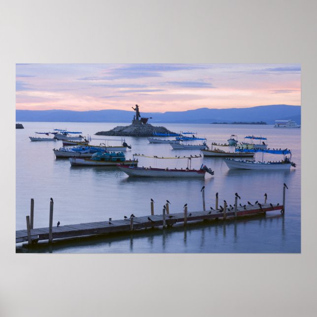 Sjö Chapala Islet och Pier Poster (Framsidan)
