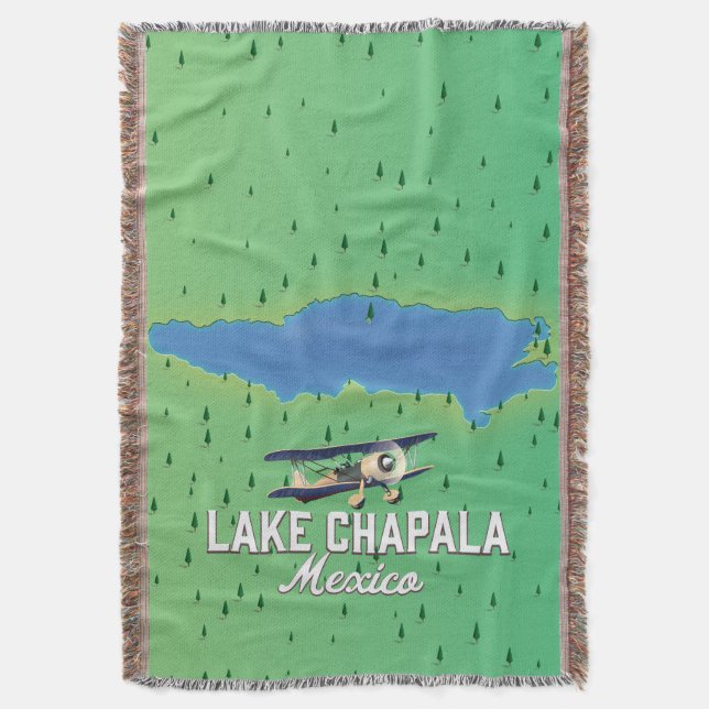 sjö Chapala Mexiko Filt (Framsidan Vertikal)
