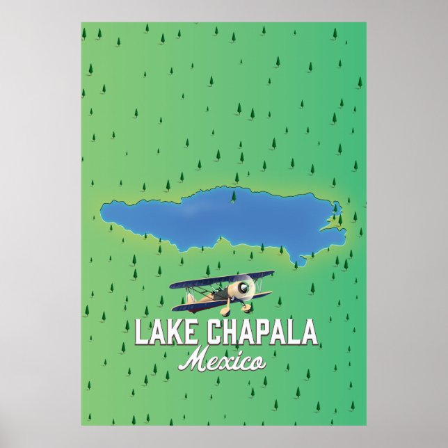sjö Chapala Mexiko Poster (Framsidan)