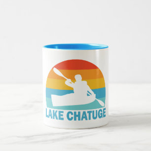 Sjö Chatuge North Carolina Georgia Kayak Två-Tonad Mugg