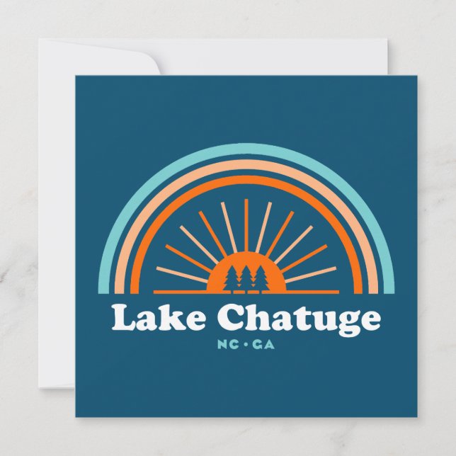 Sjö Chatuge North Carolina Georgia Rainbow (Framsida)