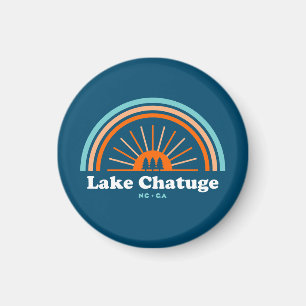 Sjö Chatuge North Carolina Georgia Rainbow Magnet