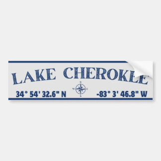 Sjö Cherokee Bumper Sticker Bildekal