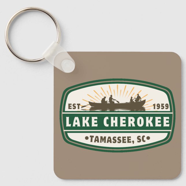 Sjö Cherokee Keychain - båt Nyckelring (Framsida)