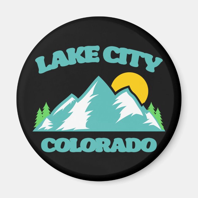 Sjö City Colorado Magnet (Framsidan)
