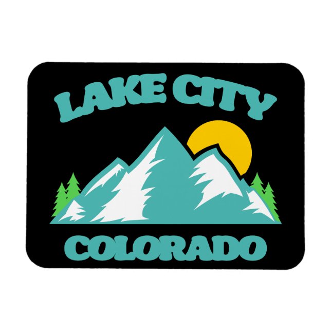 Sjö City Colorado Magnet (Horisontell)