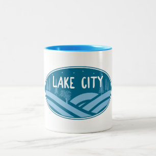 Sjö City Colorado utomhus Två-Tonad Mugg