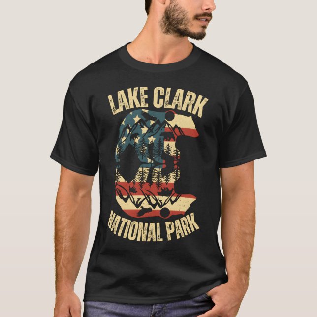 Sjö Clark � bergens anda T Shirt (Framsida)