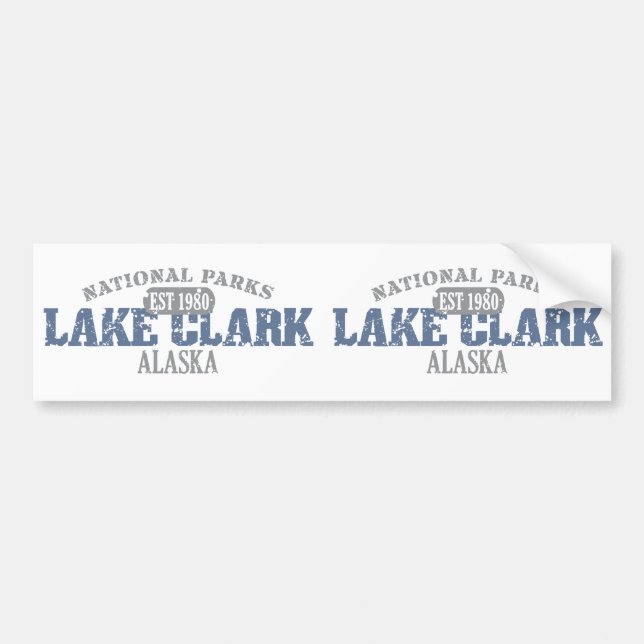 Sjö Clark nationalpark Bildekal (Framsidan)
