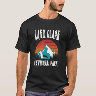 Sjö Clark nationalpark Hiking Vacation T Shirt