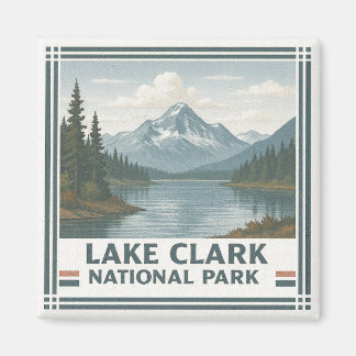 Sjö Clark nationalpark Magnet