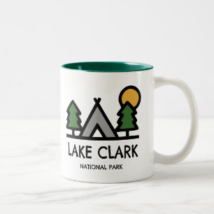 Sjö Clark nationalpark Två-Tonad Mugg