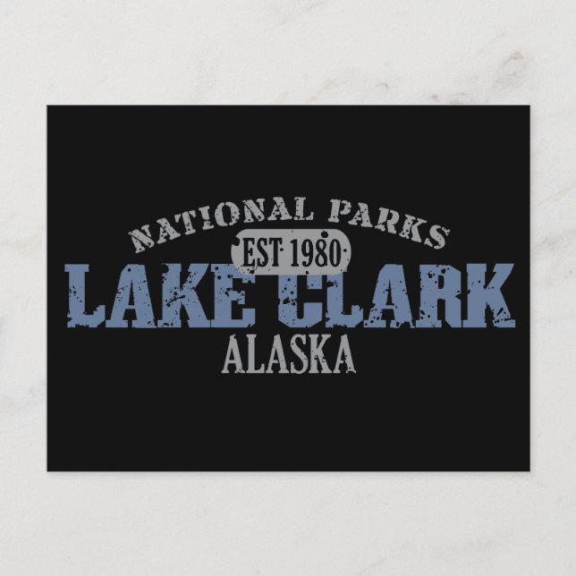 Sjö Clark nationalpark Vykort (Framsida)