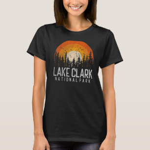 Sjö Clark US National Park Alaska Vintage Retro 8 T Shirt