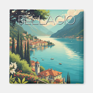 Sjö Como Bellagio Italien Magnet