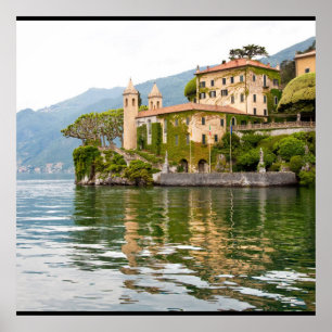 Sjö Como i Italien Poster